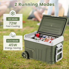 12 Volt Car Refrigerator Portable Car Fridge with Adjustable Range-35L