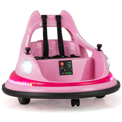 12V Kids Ride On Bumper Car with Remote Control and Dual Joysticks