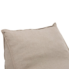 Perry Outdoor Bean Bag Lounge Chair Set of 2 in Beige