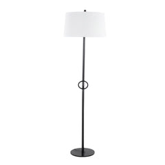 Contemporary Black Floor Lamp Modern Style