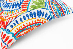 2 Pack Outdoor Throw Pillows, Waterproof & Fade-Resistant Patio Cushions (18x18 Inch)