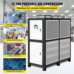 Smart Air-Cooled SS Industrial Water Chiller With LCD Display (SAK26458)