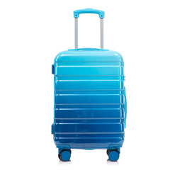 14'/20' 2-Pcs PC Spinner Wheel Luggage Set with Gradient Color and Lock