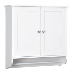 Laundry Room Bundle: Wooden Cabinet Wall-Mounted Bathroom Storage Clothe Dryer Laundry Basket
