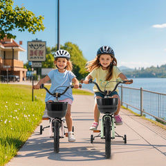 16-Inch Kids Bike Adjustable with Training Wheels for 4-7 Years Old