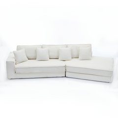 Folding Convertible Out Sleeper Sofa Bed 2-in-1 Combination Sofa Beige