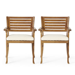 Hermosa 5-Piece Acacia Wood Outdoor Dining Set