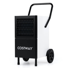 189 Pints Commercial Dehumidifier with Built-in Water Pump-Black