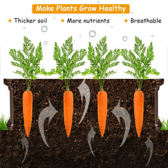 48 Inch Raised Garden Bed Planter for Flower Vegetables Patio