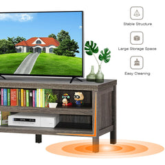 3-Tier TV Stand Console Cabinet for TV's up to 45 Inch with Storage Shelves