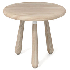 18 Inch Outdoor Mahogany Wood Side Table with Thickened Board