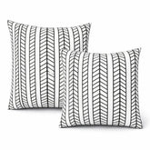 2 Pack Outdoor Throw Pillows, Waterproof & Fade-Resistant Patio Cushions