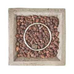 Alora 19-Inch Outdoor 40K BTU Natural Stone Fire Column (SAK36771)
