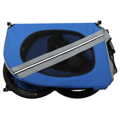 Large Folding Bike Trailer for Dogs – 66LB Capacity All-Terrain Pet Carrier