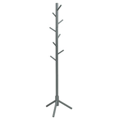2 Heights Wooden Coat Rack with 8 Hooks