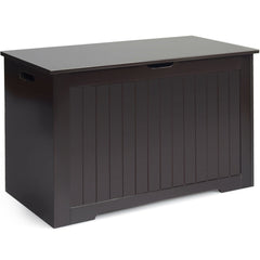 Wooden Toy Box Kids Storage Chest Bench