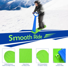 1-Rider Snow Scooter with Grip Handle