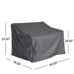 Shield Outdoor Loveseat Sofa Cover Dark Gray