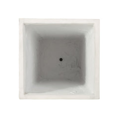 16" x 30.5" Outdoor MGO Planter with Antique White Finish