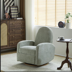 Contemporary 360 Swivel and Glider Recliner Chair