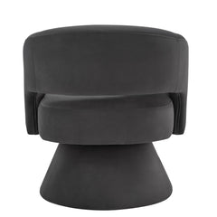 Modern Swivel Barrel Chair Upholstered Velvet Accent Chair