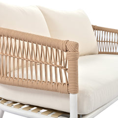 K&K 4-Piece Boho Rope Patio Furniture Set