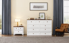 Solid Pine Murphy Bed Chest with Charging Station and Large Storage Drawer
