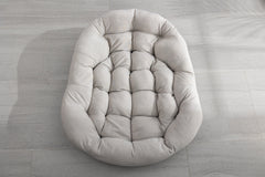 Outdoor Rattan Rocking Chair with Padded Cushion