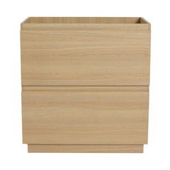 Modern Freestanding Bathroom Vanity Cabinet With Double Drawer