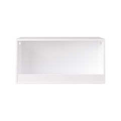 Open Toy Storage Box For Kids, Organizer Bin For Plush Toys, Books - White