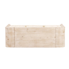 Rustic Curved Waterfall Sideboard