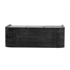 Rustic Curved Waterfall Sideboard