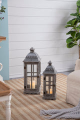 Wooden Candle Lantern Decorative, Hurricane Lantern Holder Decor
