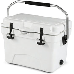 20 Quart Portable Hard Cooler with Built-in Ruler and Bottle