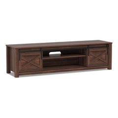 65 Inch Flat Sliding Barn Door TV Stand