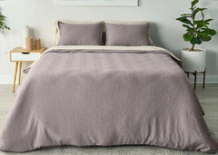 BedGear Performance Duvet Set, Queen - Taupe/Arrowhead