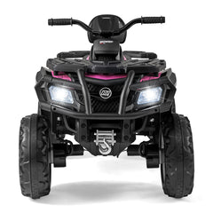 24V Kids ATV 2-Seater with 4 Motors with LED Lights and Music