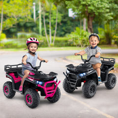24V Kids Ride on Electric ATV Quad Car with Realistic Sounds and LED Lights
