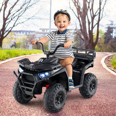 24V Kids Ride on Electric ATV Quad Car with Realistic Sounds and LED Lights