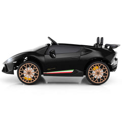 24V Ride-on Car for Kids 4WD 2-Seater Licensed Lamborghini Electric Vehicles with Music