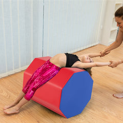 24.5 Inch x 24.5 Inch Octagon Gymnastics Mat with Waterproof Zippered Cover