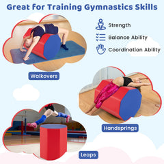 24.5 Inch x 24.5 Inch Octagon Gymnastics Mat with Waterproof Zippered Cover