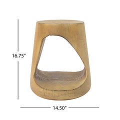 Hollow Side Table, Durable And Weather Resistant