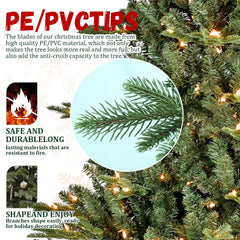 5FT The Full-Bodied Pre-Lit Evergreen Christmas Tree