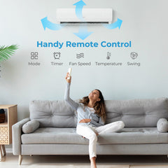 27000 BTU 3 Zone 19 SEER2 Mini Split AC with Heat Pump