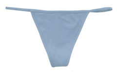 Seamless Rib Strappy Thong, XS-2X