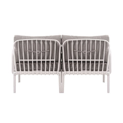 The Sleek All-Weather Resin Outdoor Loveseat and Coffee Table Set