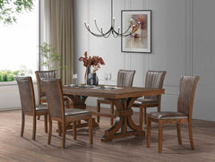 Mid Century Modern Dining Table Set for 7OAK