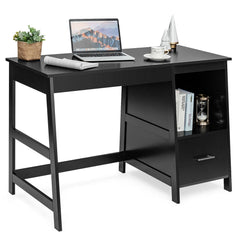 47.5 Inch Modern Home Computer Desk with 2 Storage Drawers