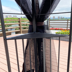 13 x 10 ft Patio Gazebo Tent with Ventilated Double Roof and Mosquito Net